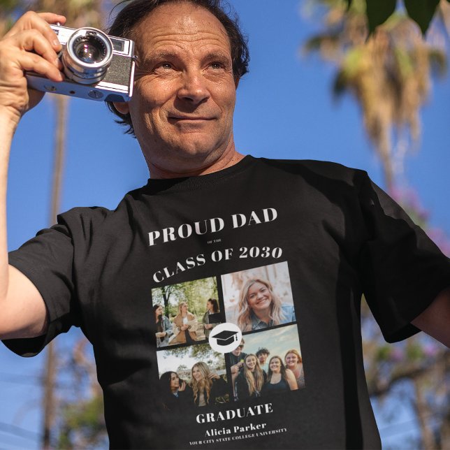Camiseta Orgullosa clase de papá de graduación de foto de 2 (Subido por el creador)
