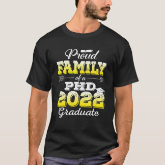 Camiseta Orgullosa Clase Familiar De Doctorado En Graduado 