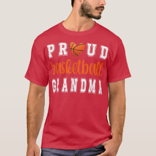 Camiseta Orgullosa coincidencia de abuela de baloncesto 