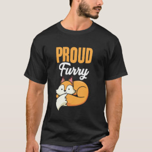 Camiseta Orgullosa comunidad de furry, colas, orejas, perso