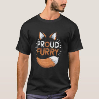 Camiseta Orgullosa comunidad furry colas orejas persona fur