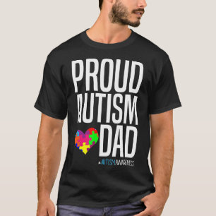Camiseta Orgullosa conciencia autista de papá autista