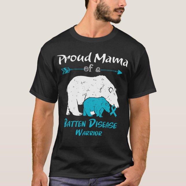 Camiseta Orgullosa conciencia de la enfermedad de Bear Batt (Anverso)