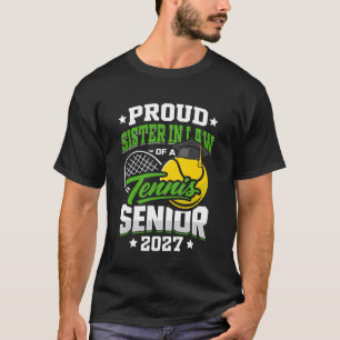 Camiseta Orgullosa cuñada de una clase superior de tenis 20