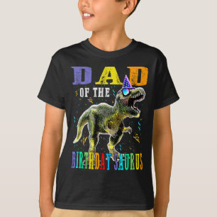 Camiseta Orgullosa DAD De La Dinosauria Del Cumpleaños Saur