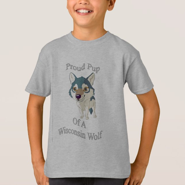 camiseta orgullosa de la juventud del perrito (Anverso)