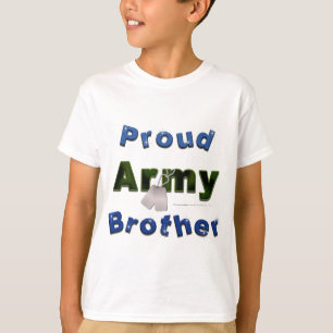 Camiseta orgullosa de los niños de Brother del