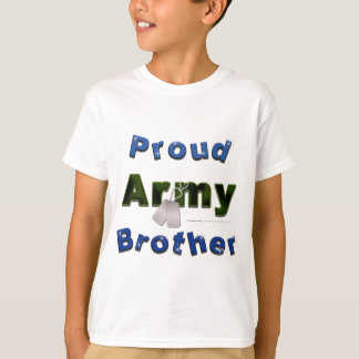 Camiseta orgullosa de los niños de Brother del