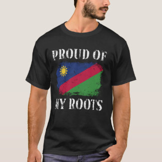 Camiseta Orgullosa De Mis Raíces Namibia Bandera De Namibia