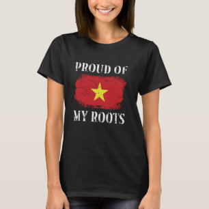Camiseta Orgullosa De Mis Raíces Vietnamitas Bandera Vietna