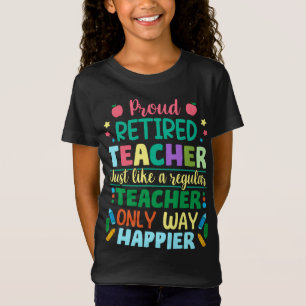 Camiseta Orgullosa definición de profesor retirado