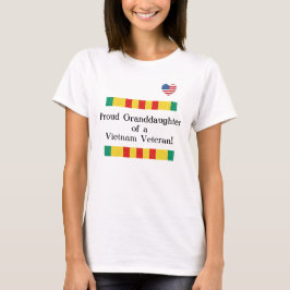 Camiseta orgullosa del veterano de Vietnam de la