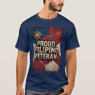 Camiseta orgullosa del veterano filipino Pinoy Pri