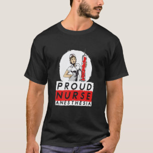Camiseta Orgullosa Enfermera Anestesia Emergencia Hospital 