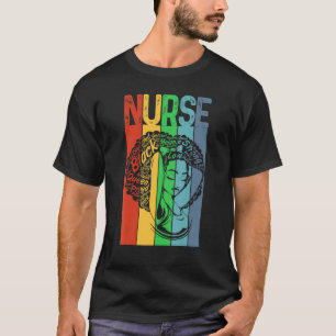 Camiseta Orgullosa Enfermera Educada Fuerte Mes de la Histo