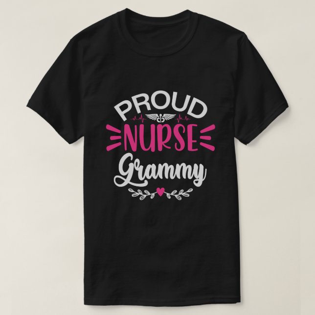 Camiseta Orgullosa enfermera GRAMMY (Diseño del anverso)