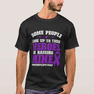 Camiseta Orgullosa Epilepsia De Papá De Un Guerrero De Epil