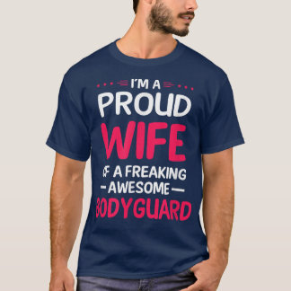 Camiseta Orgullosa Esposa De La Fabulosa GUARDIA