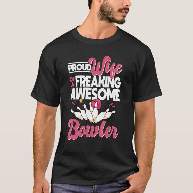 Camiseta Orgullosa Esposa De Un Impresionante Y Impresionan (Anverso)