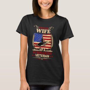 Camiseta Orgullosa Esposa De Veterana Submarina