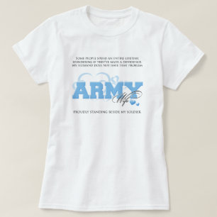 Camiseta Orgullosa esposa del EJÉRCITO