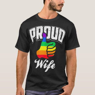 Camiseta Orgullosa esposa Gay Pride Mes LGBTQ