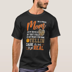 Camiseta Orgullosa familia de baloncesto de la madre de bal