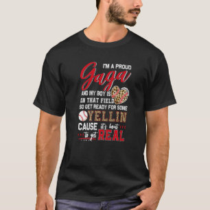 Camiseta Orgullosa familia de béisbol Gaga Baseball