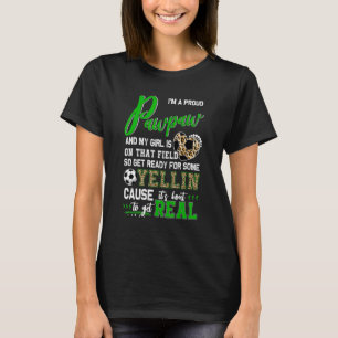 Camiseta Orgullosa familia de fútbol de Pawpaw