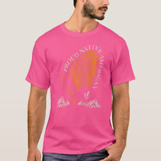 Camiseta Orgullosa Familia De Mamáes Nativas Estadounidense