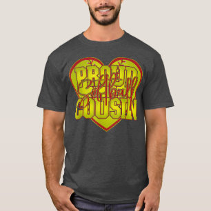 Camiseta Orgullosa familia de primos de softball