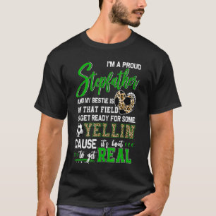 Camiseta Orgullosa familia del padrastro del fútbol 2