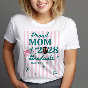 Camiseta Orgullosa Familia Lindo Preparatorio Graduación P