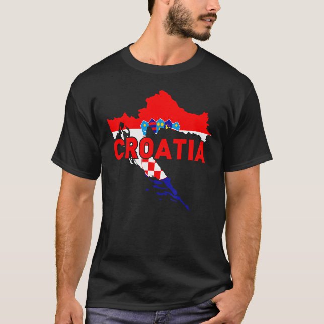 Camiseta Orgullosa familia y bandera patriótica del país Cr (Anverso)