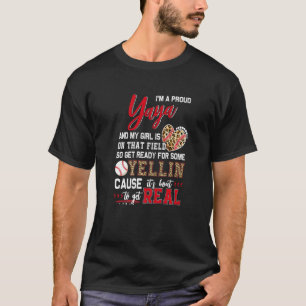 Camiseta Orgullosa Familia Yaya Baseball 1