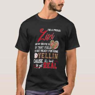 Camiseta Orgullosa Familia Zizi de Béisbol Compitiendo 2