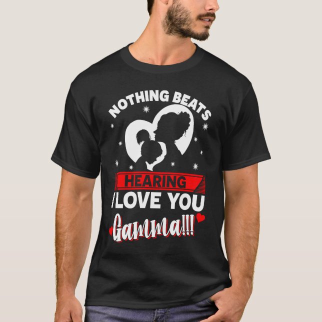 Camiseta Orgullosa Gamma te amo a nada (Anverso)