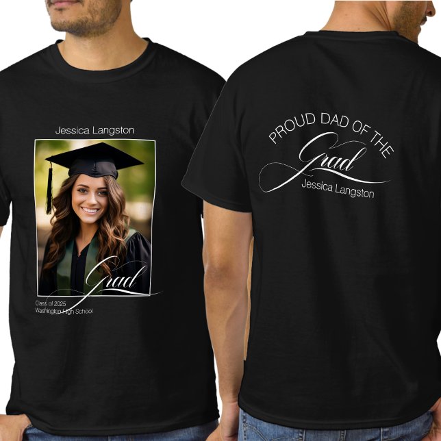 Camiseta Orgullosa Graduación de Foto de Papá (Subido por el creador)