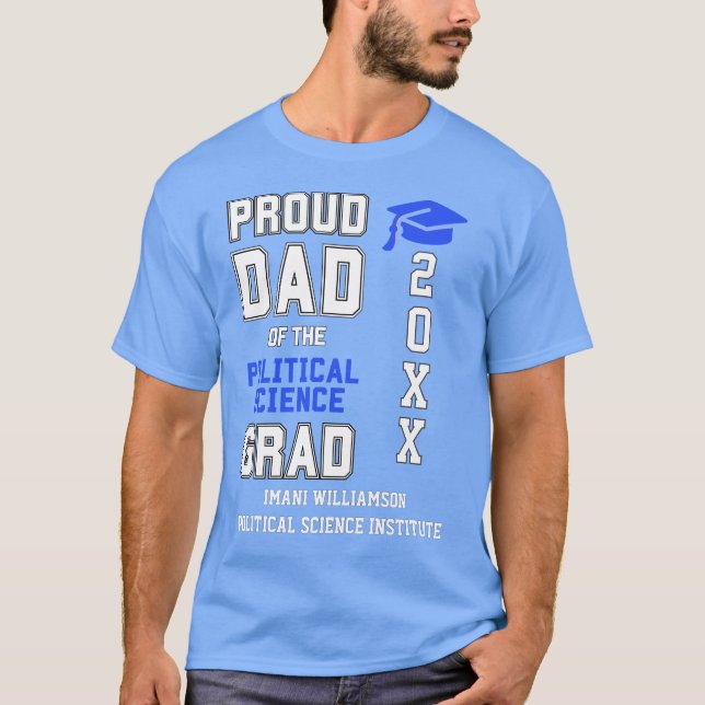 Camiseta Orgullosa graduación del Día del Padre en el Grado (Anverso)