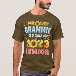 Camiseta Orgullosa Grammie De Un Graduado Superior De Clase