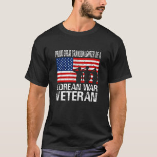 Camiseta Orgullosa Gran Abuela de un veterano de guerra de 