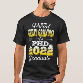Camiseta Orgullosa Gran Clase De Abuela De 2022 Graduado De