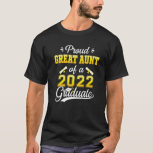 Camiseta Orgullosa Gran Tía De Una Clase De 2022 Graduada S