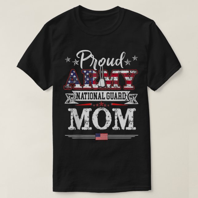Camiseta Orgullosa Guardia Nacional Mamá U (Diseño del anverso)