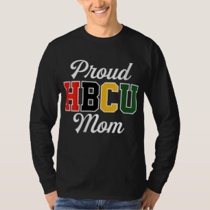 Camiseta Orgullosa HBCU Mamá Black College y madre universi