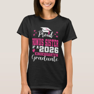 Camiseta Orgullosa Hermana Adicional de Graduado de Kinder