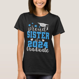 Camiseta Orgullosa Hermana De 2024 Graduada Impresionante C