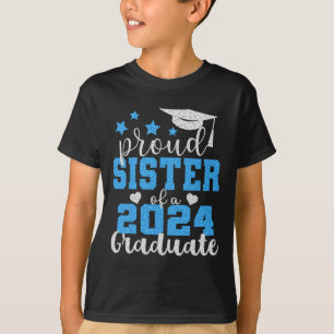 Camiseta Orgullosa Hermana De 2024 Graduada Impresionante C
