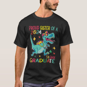 Camiseta Orgullosa Hermana De Clase A 2024 Graduada De 5º G