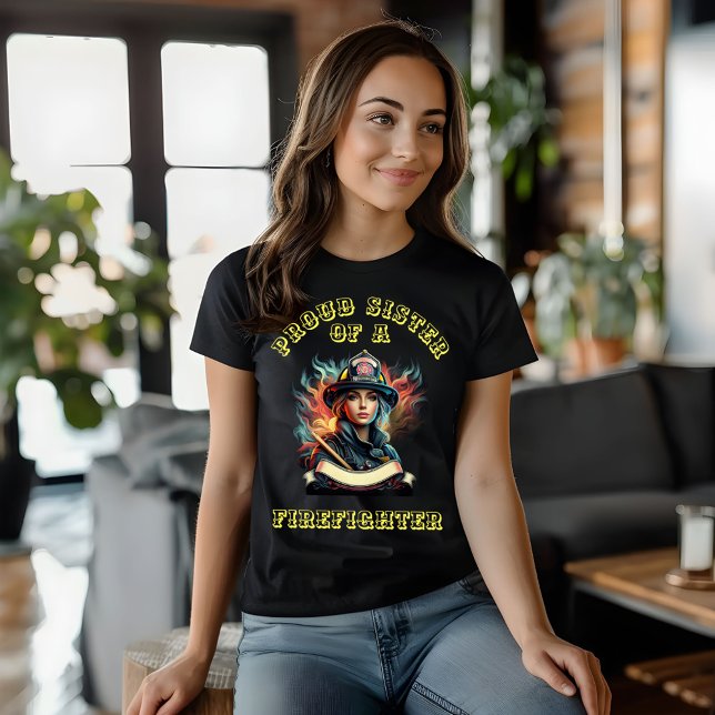 Camiseta Orgullosa Hermana de la determinación de FireFight (Subido por el creador)